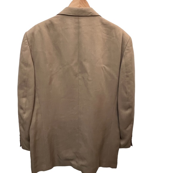 Geoffrey Beene mens casual sports blazer looks and feels like khaki size 42R. - Picture 2 of 12